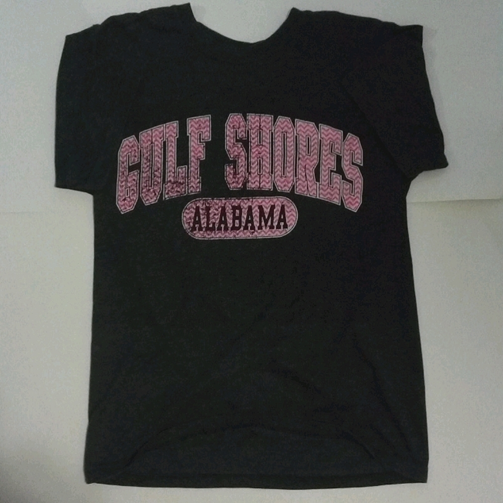 Shevron Pink Gulf Shores Alabama T-shirt